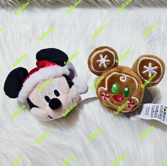 DISNEY PARKS HOLIDAY CREATE YOUR OWN CHARACTER PLUSH EARS HEADBAND - Picture 1 of 4